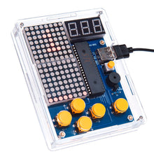 Pixel Game Machine DIY Kit 51 Single Chip Welding Training Assembly Mini Game Machine Snakes Racing Car Airplane