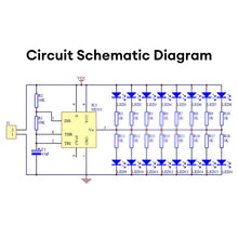 DIY LED Christmas Tree Decoration Kit NE555 Flashing Light Pendant PCB Circuit Welding Practice Kit LED Lamp Pendant Decorations
