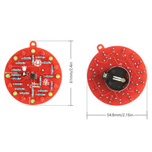 DIY LED Christmas Tree Decoration Kit NE555 Flashing Light Pendant PCB Circuit Welding Practice Kit LED Lamp Pendant Decorations