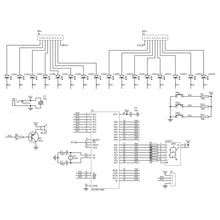 DIY LED Music Flowing Light Electronic Kit Adjustable Speed Multi Form Adjustable STC89C52RC PCB Soldering DIY Practice Kit DC5V